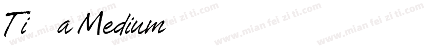 Tiza Medium字体转换